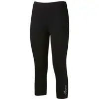 PROGRESS MONZA 3Q Dámske 3/4  legíny, čierna, veľkosť XXL