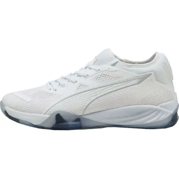 Puma ELIMINATE NITRO SQD 4 Pánska obuv na hádzanú, biela, veľkosť 43