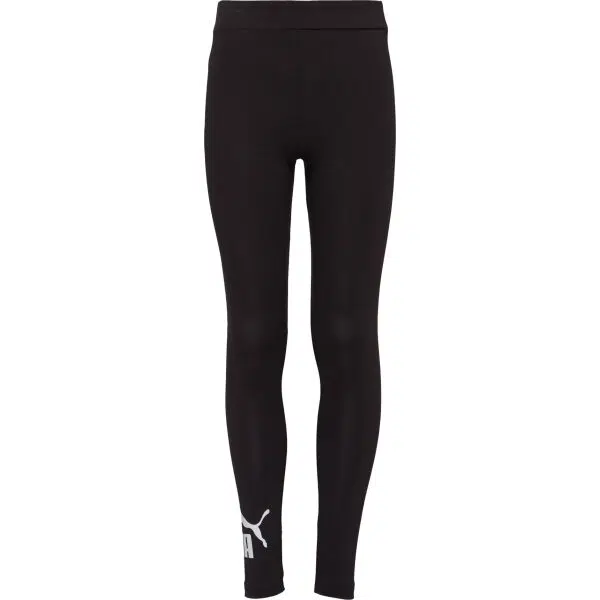Puma ESSENTIALS NO. 1 LOGO LEGGINGS G Dievčenské legíny, čierna, veľkosť