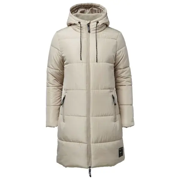 Willard SIANA Dámsky prešívaný kabát, béžová, veľkosť