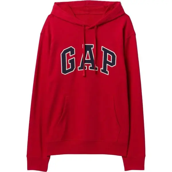 GAP V-FRCH HERITAGE LOGO Pánska mikina, červená, veľkosť