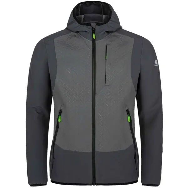 LOAP URELON Pánska outdoorová bunda, tmavo sivá, veľkosť