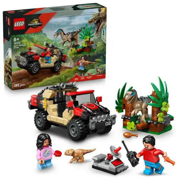 LEGO® Jurassic World™ 76972 Útěk před raptorem v terénním autě