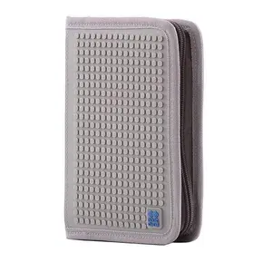 PIXIE CREW školní pouzdro šedě-modré