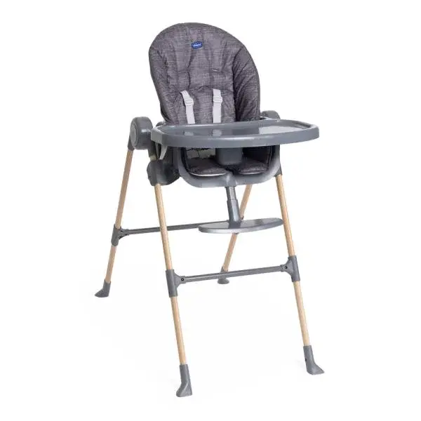 Chicco Židlička jídelní Polly Essential - Coal