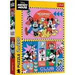 Trefl Disney puzzle 2 x 200 dílků Čas s přáteli