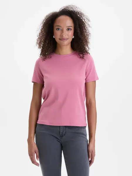 Pink women's T-shirt with short sleeves ORSAY - Women's