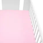 Jersey prostěradlo do postýlky New Baby 120x60 růžové
