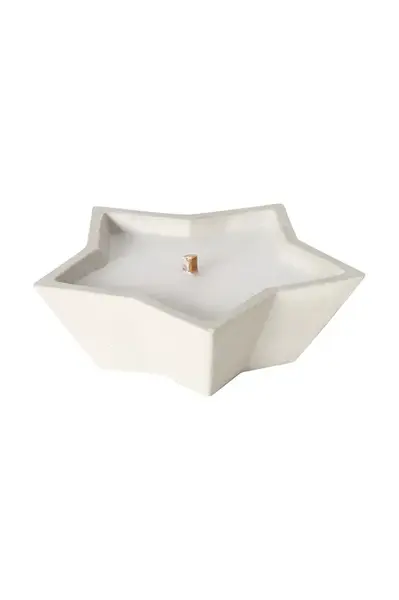 Dekorativní svíčka Boltze Bonko 5,5 x 22cm bílá barva