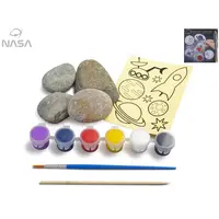 NASA kreativní sada - malování kamínků jako planety 4ks kamínků