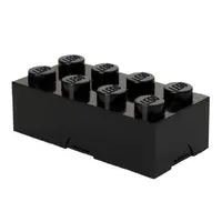 LEGO® box na svačinu 8 - černá 100 x 200 x 75 mm