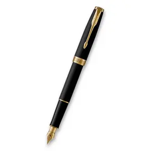 Plnicí pero Parker Sonnet Matte Black GT - hrot F