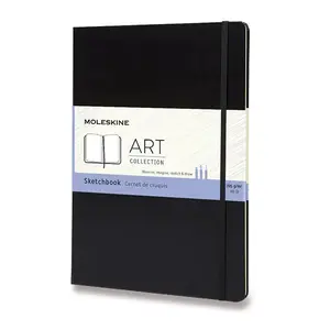 Skicář Moleskine - tvrdé desky, A4 - černý