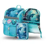 BAAGL SADA 3 Zippy Delfín: aktovka, penál, sáček