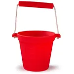 Bigjigs Toys Plážový kbelík červený