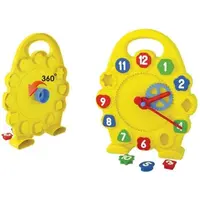 Hodiny výuková vkládačka plast