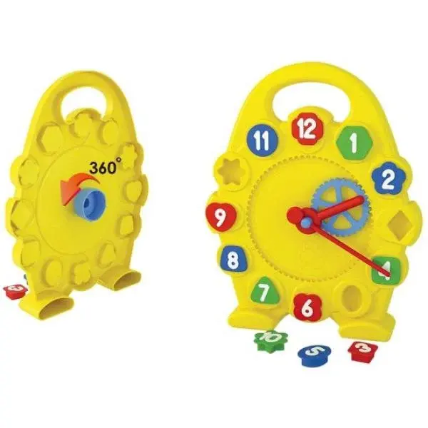 Hodiny výuková vkládačka plast