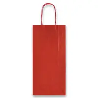 Dárková taška Sadoch Allegra na lahev - rubínová