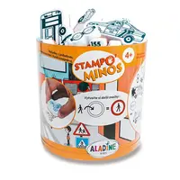 Razítka Aladine Stampo Minos - Dopravní prostředky, 28 ks