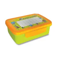 Svačinový box Zdravá sváča - zelený/ žlutý