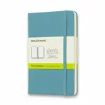 Zápisník Moleskine - tvrdé desky, S, čistý - tyrkysový