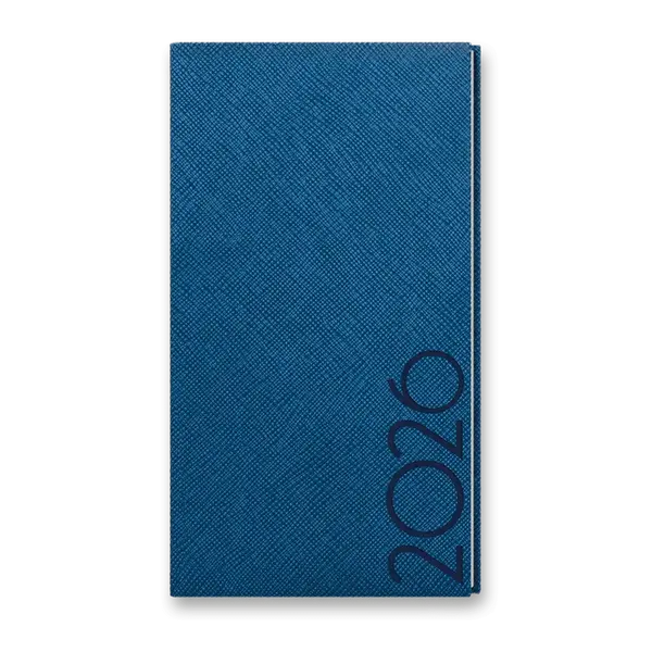 Diář Tora 2026 - kapesní, týdenní, modrý