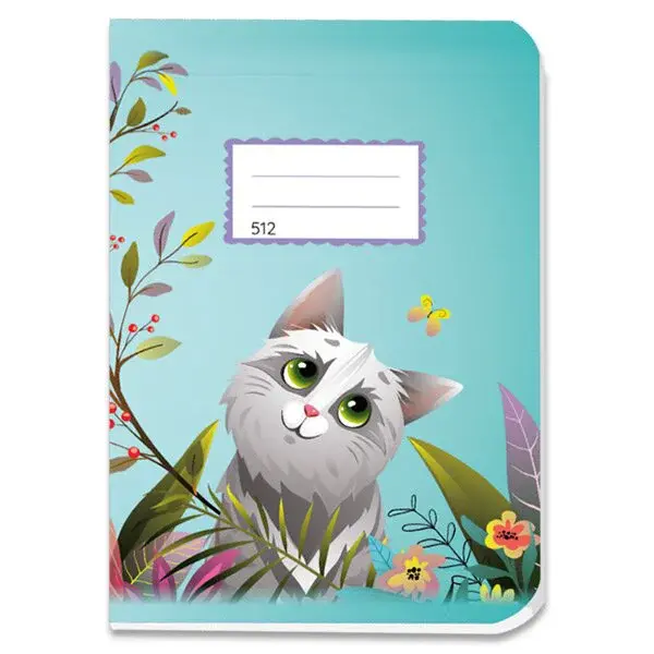 Školní sešit 512 - A5, linkovaný 16 mm, 10 listů