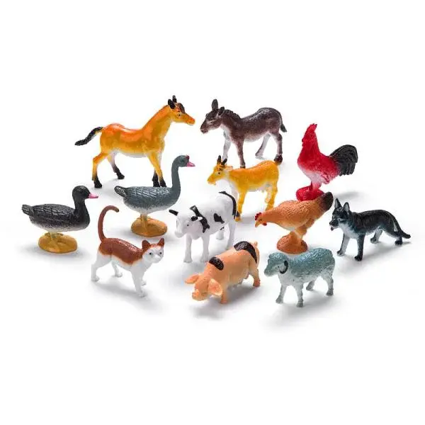 Zvířátka figurky v tubě - Farma