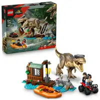 LEGO® Jurassic World™ 76975 T-rex a útek po rieke