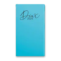 Kapesní diář Baloušek Pastel 2026 - modrý