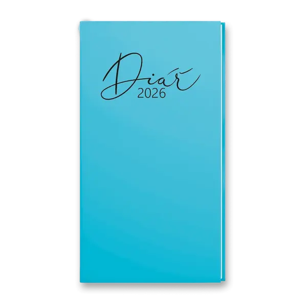 Kapesní diář Baloušek Pastel 2026 - modrý