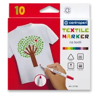 Popisovač Centropen 2739 na textil - 10 barev