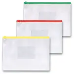 Kapsa FolderMate na zip - A5, transparentní, mix barev