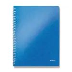 Kroužkový blok Leitz Wow A4, linkovaný, 80 listů - modrý
