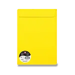 Barevná obálka Clairefontaine, C4, samolepicí - žlutá