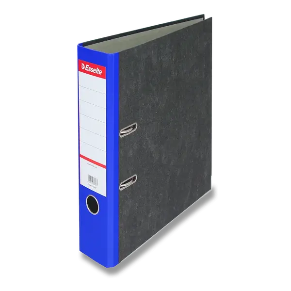 Pákový pořadač Esselte Mramor, A4, 75 mm - modrý