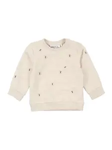 NAME IT Mikina 'NBFKAROLLE'  béžová / rosé / čierna