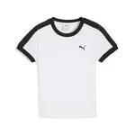 PUMA Tričko 'T7'  čierna / biela