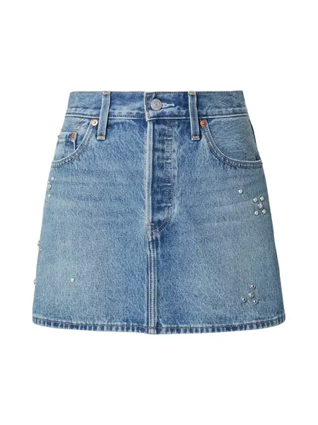 LEVI'S ® Sukňa  modrá denim / strieborná