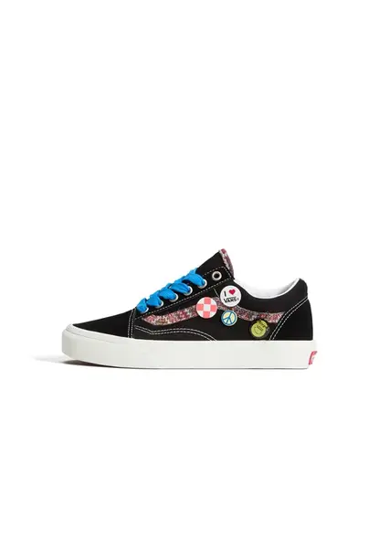 VANS Tenisky 'Old Skool'  žltá / koralová / čierna / biela