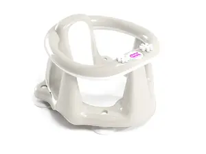 OK BABY Sedadlo do vany protiskluzové Flipper Evolution s přísavkami 6–15m White