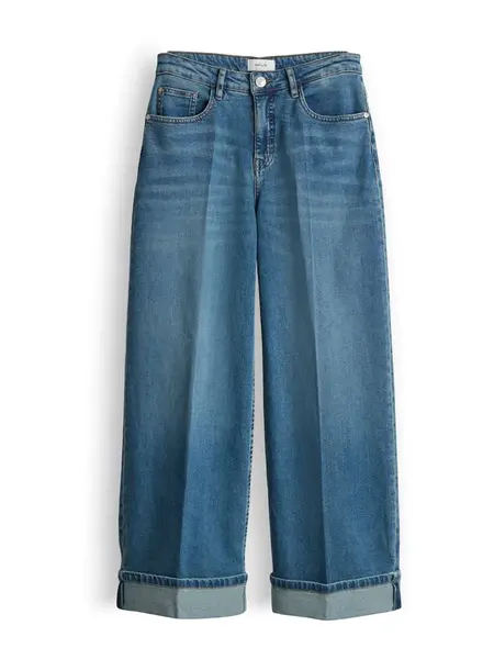 OPUS Džínsy 'Miva Valentine'  modrá denim