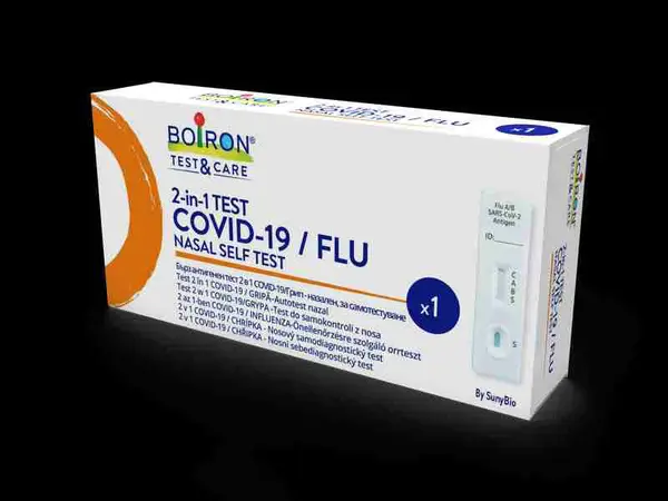 TEST COVID-19/FLU BOIRON TEST&CARE 2-IN-1 1KS