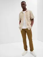 GAP Lněná košile s rozhalenkou - Pánské