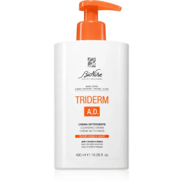 BioNike Triderm A. D. čisticí krém pro atopickou pokožku 490 ml