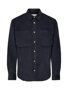Only & Sons Košeľa 'ONSALP'  námornícka modrá
