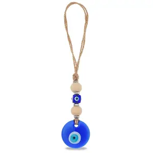 1Pc Glass Blue Evil Eye Pendant Decorations