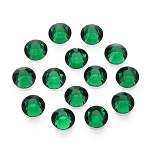 Glass Flat Back Rhinestone Cabochons