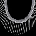 2 Yards Polyester Tassel Lace Ribbon