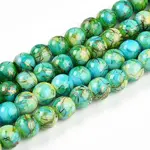 Baking Paint Glass Beads Strands